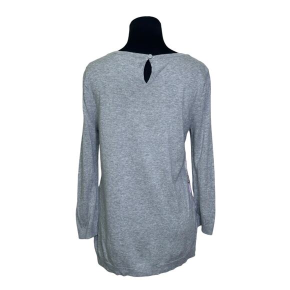 41 Hawthorn front floral panel long sleeves blouse size Small - Picture 2 of 9